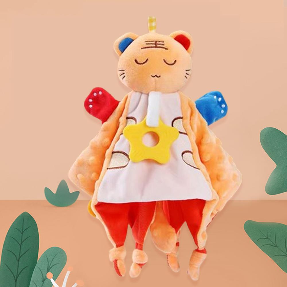 Baby Plush Toys Towel Appease Doll Teether Cartoon Bunny Bear Elephant Soft Blanket Stuffed Sleep Toy Soothe Toddler Baby Toys
