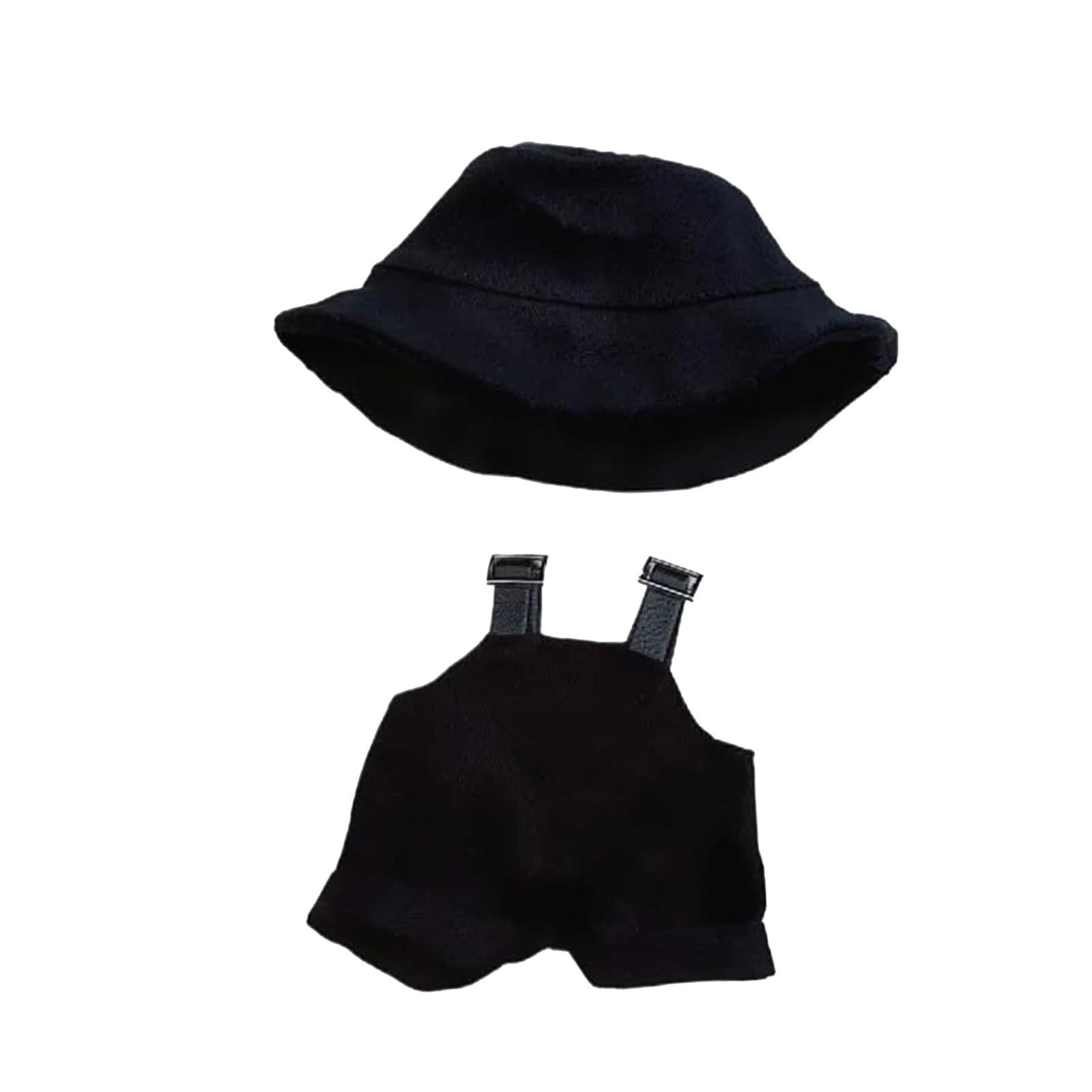 

Детская одежда первого и второго поколения, 17 см, одежда для вечеринок, аксессуары, перевернутые подтяжки(Розовый/Черный/Синий/Белый) One Size чёрный