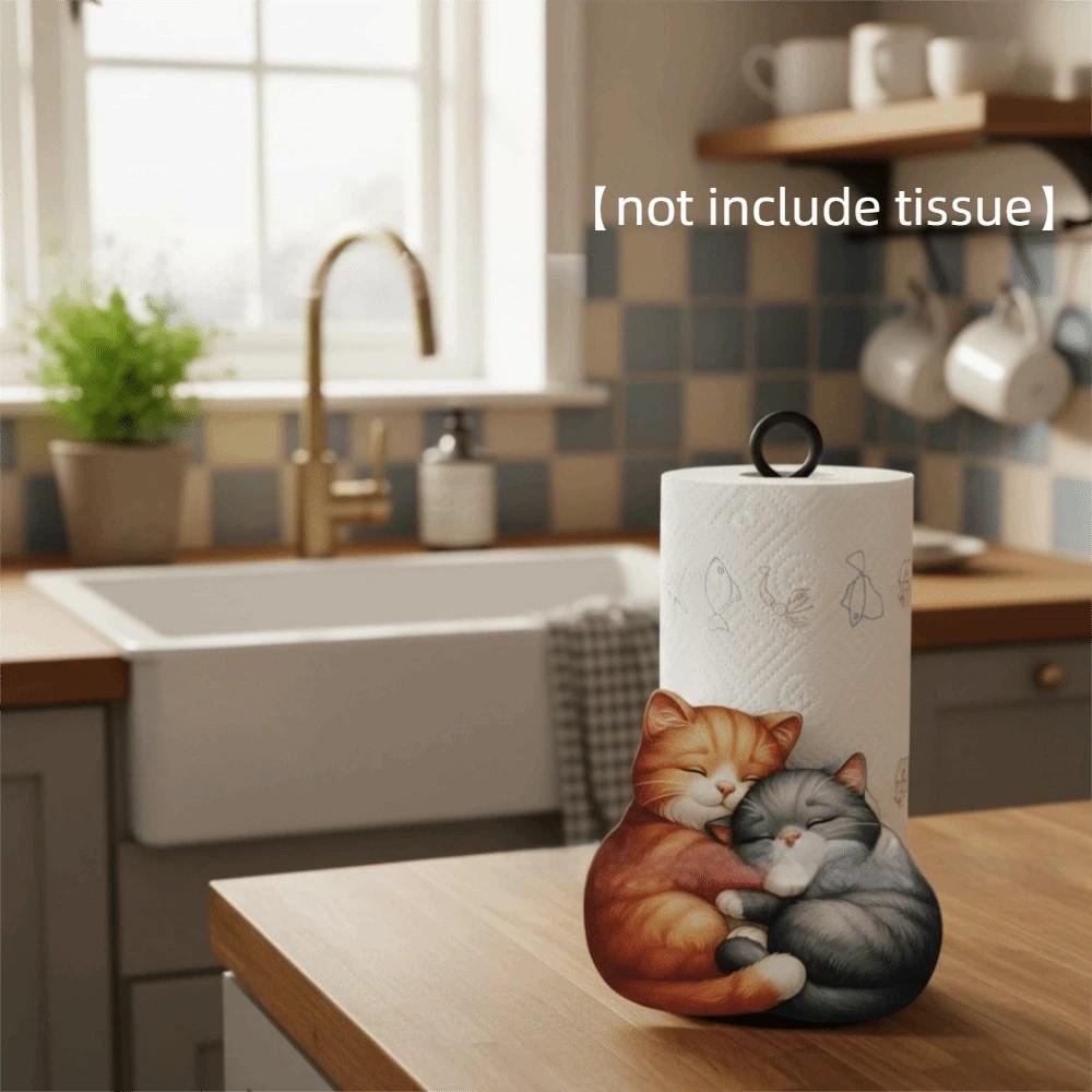 Rabbit Roll Paper Towel Holder Fruits Tissue Storage Rack Vertical Napkins Rack  Countertop