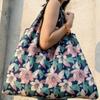 Oxford Cloth Folding Eco-friendly Shopping Bag Hand In Hand With Storage Bag Shoulder Bag Large Capacity Supermarket Lightweight