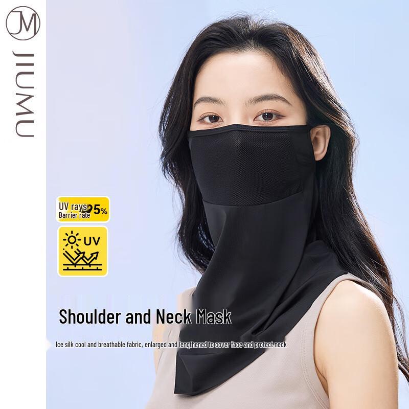 JIUMU Women s Ice Silk UV Protection Face Mask