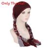 Fashion Knitted Headscarf For Women With Breathable Polyester Material And Adjustable Fit For Casual Wear