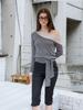 HHIPS Heart Studded Capri Pants (Black)