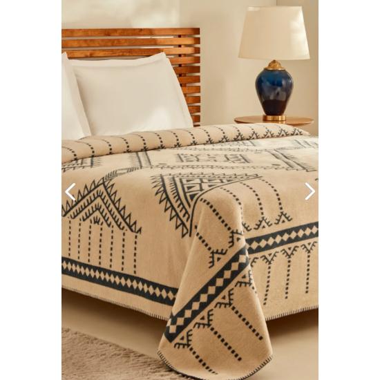 

Double Cotton Blanket Navy Blue Super Lux Premium Quality