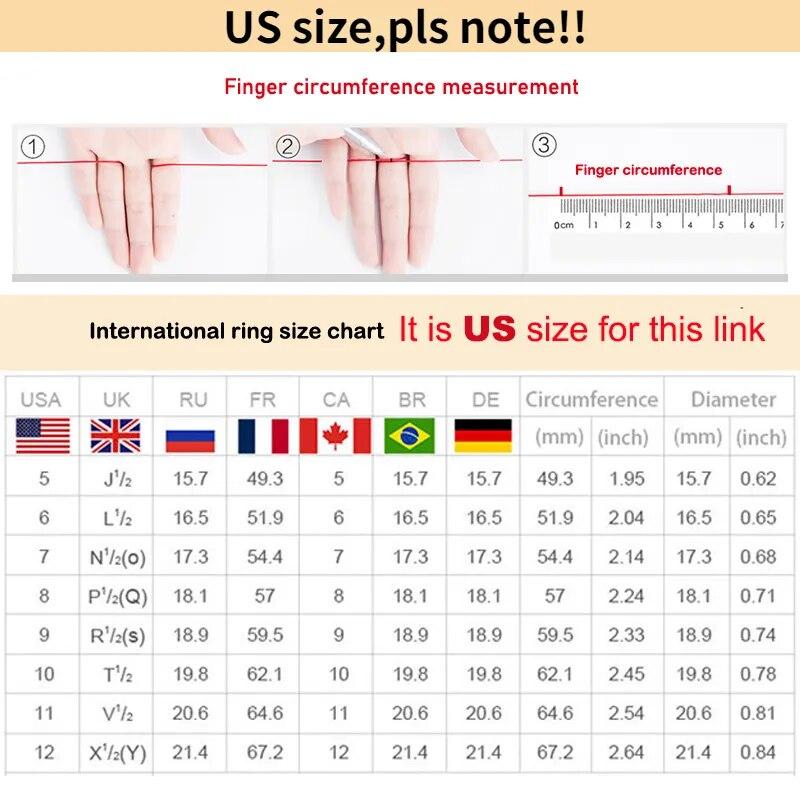 18k Plated 3.6CT All Moissanite Rings for Women 5 Stones Sparkling Diamond Wedding Band S925 Sterling Silver Jewelry GRA