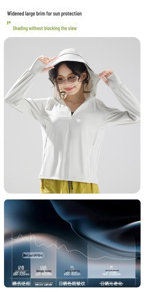 UPF50+ Breathable Sun Protection Clothing - Ice Feel, Skin-Friendly, Anti-UV for Men & Women Outdoor Fishing