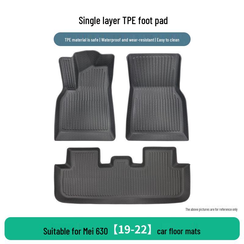 Durable TPE Floor Mats for GAC Trumpchi Mei 630 (2019-2022) - Wear-Resistant & Easy-to-Clean