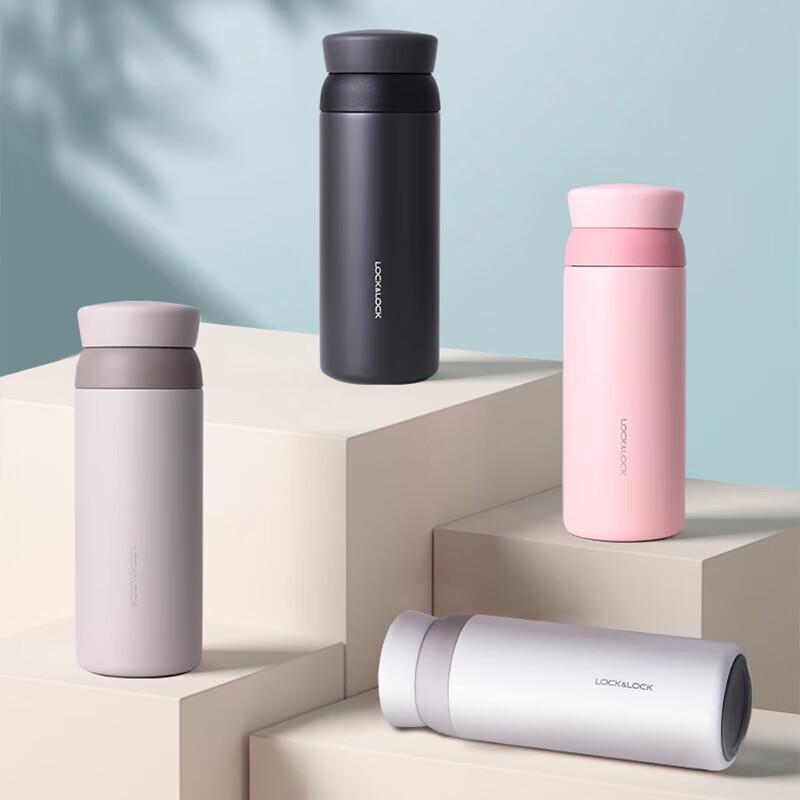 LocknLock 316 SS Rotating Insulated Tea Flask