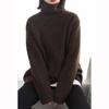2024 Women's High Neck Pure Wool Loose Sweater, Hip-Covering Style