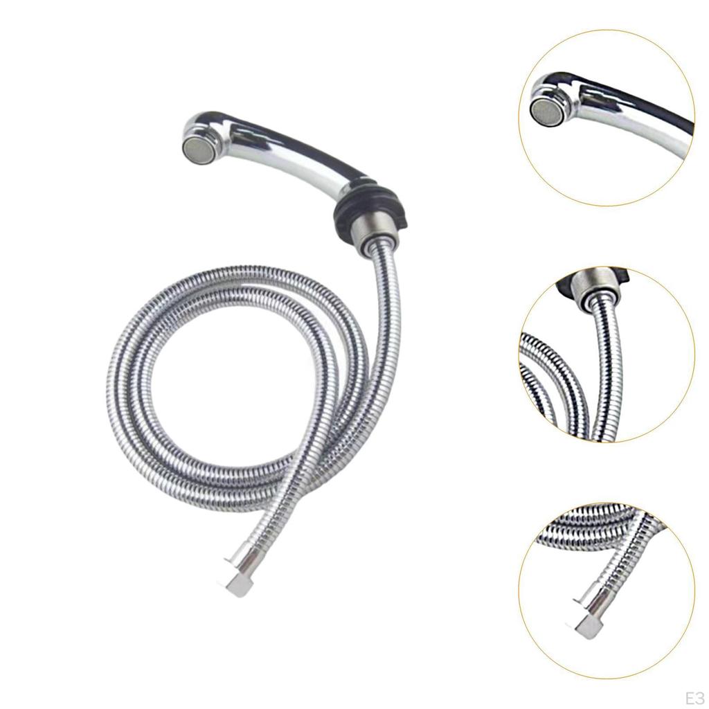 Cap de Duș pentru Bol de Șampon de Salon, Furtun Practic și Convenabil pentru Pulverizator de Robinet,