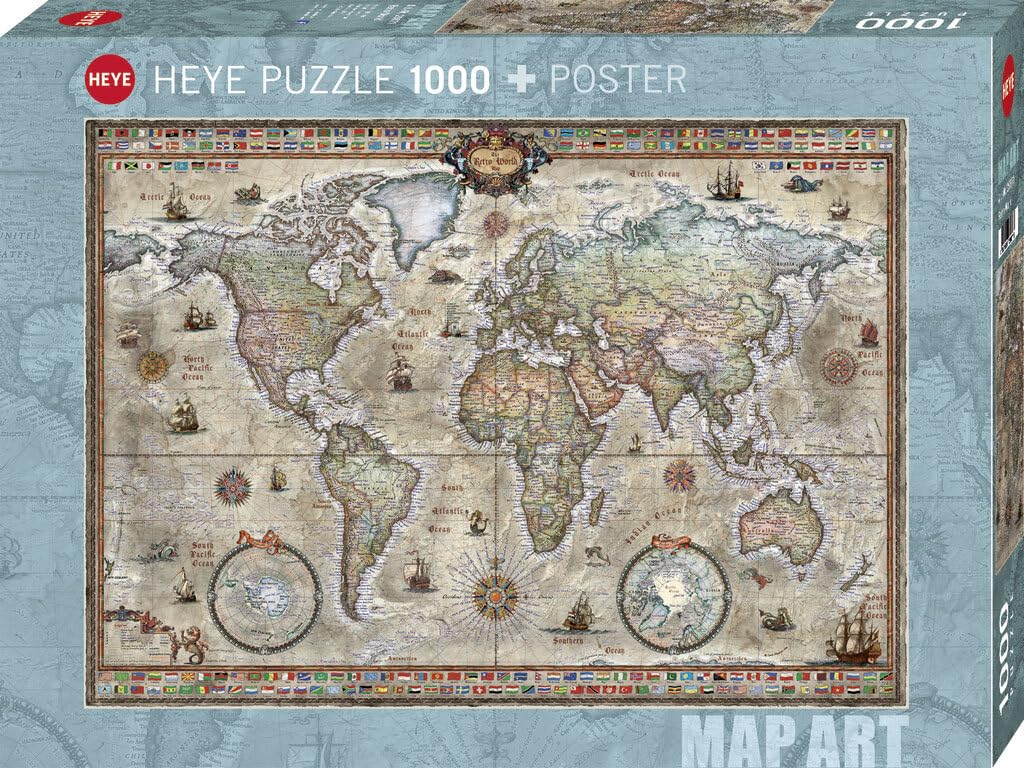 

1000-piece HEYE Puzzle 29871 Rajko Zigic: Retro World