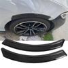 2pcs Car Wheel Eyebrow Strip 41.5cm Universal Anti Collision Wheel Arch Flare Trim Protector Sticker Black