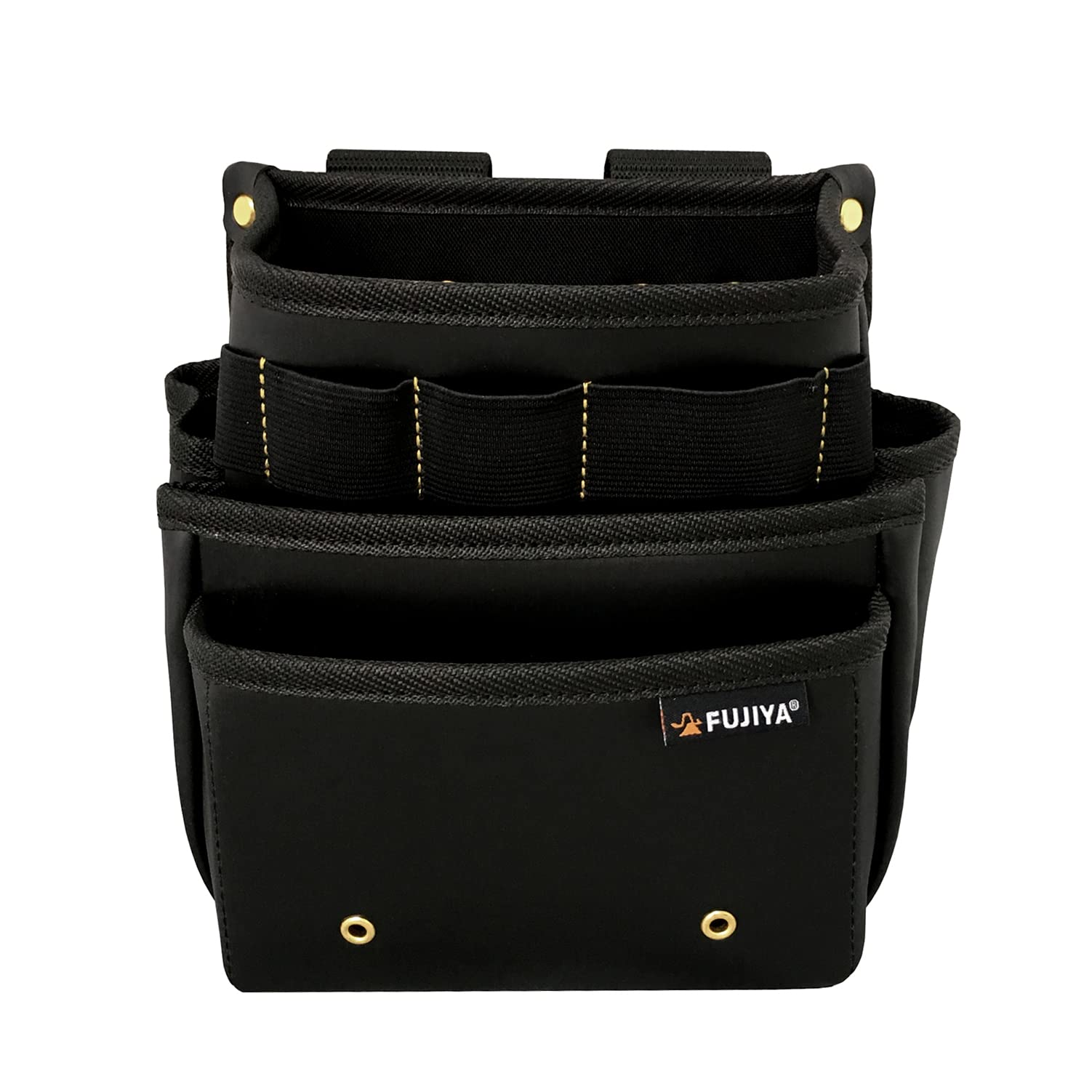 

Сумка поясная Fujiya стандартная 3-х ярусная Материал устойчив к истиранию (черное золото) ПС-23БГ вода, грязь,