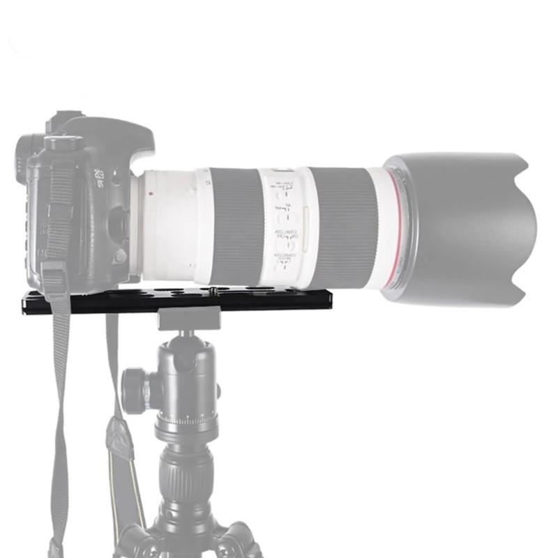 Quick Release Clamp Plate DSLR Camera Plate Tripod Monopod Mount 1/4inch Screw Adapter 200mm For Camera Accessories