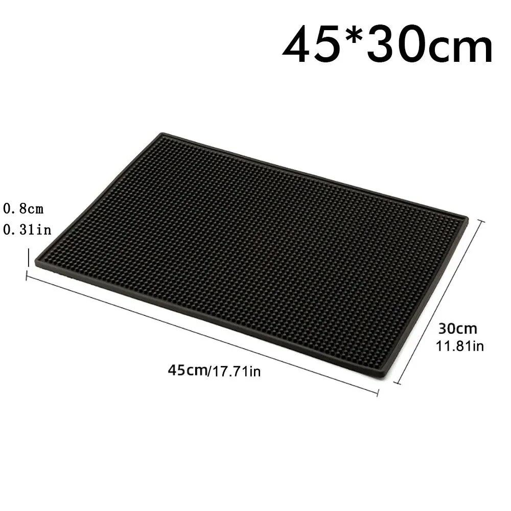Rubber Bar Mat Anti-slip PVC Cafe Bar Mats Home Cup Mat Waterproof Heat Resistant Durable Kitchen Drain Mat Dish Drying Mats 5