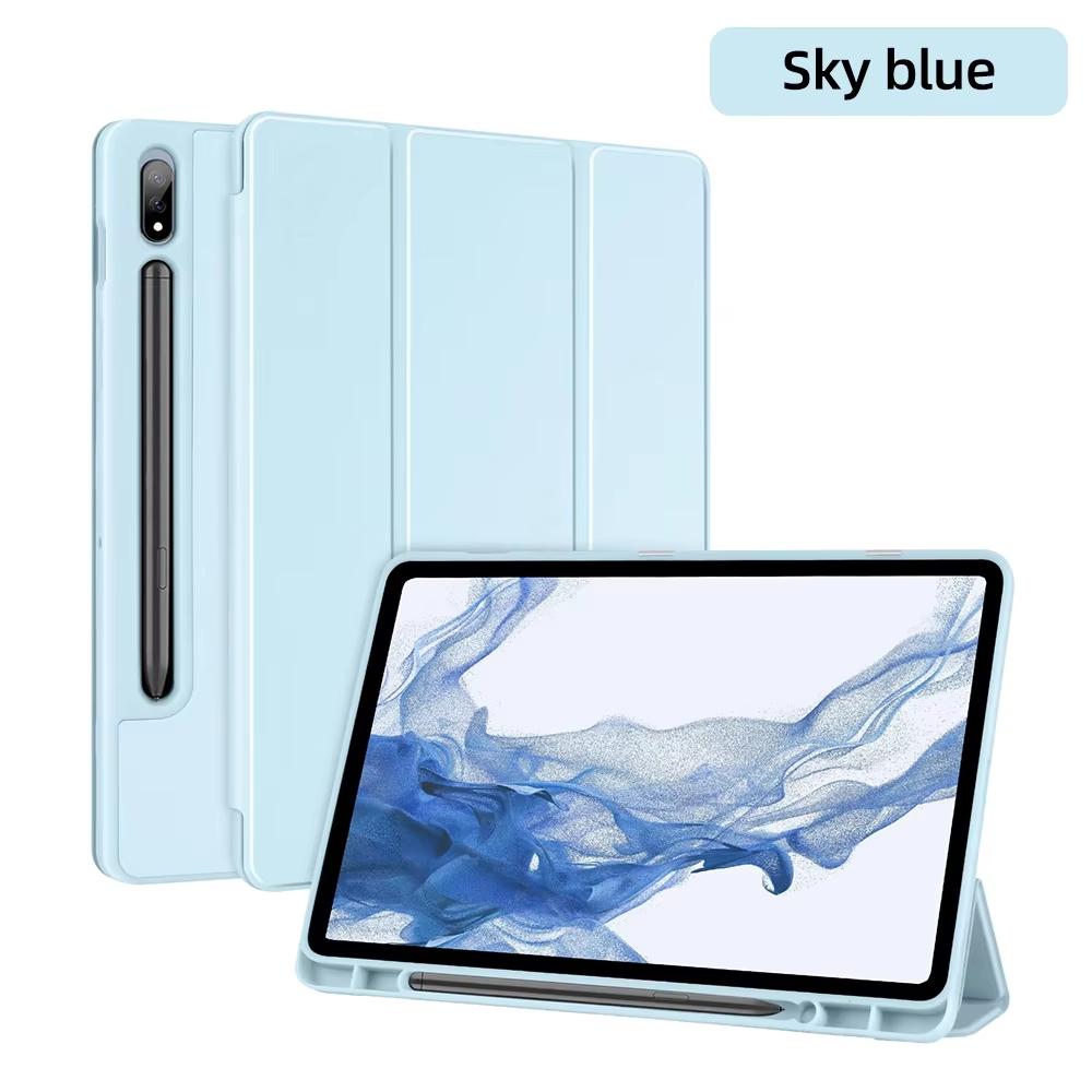 For Samsung Tab S6 lite A11 plus case S7/S8/S11 S7P/S7FE S10FE/S9/S9FE/S10lite S9P/S9 FE+/S10P 12.4in A9/A9P 11in With Pen Slot