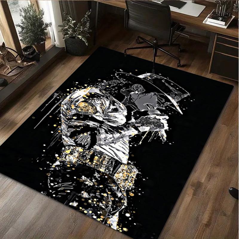 Michael Jackson Rug Carpet Office Decorative Carpet For Living Room Bedroom Door Mat Floor Rug Computer Chair Area Rug