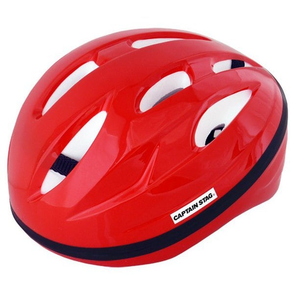 

Captain Stag Captain Stag Y 6540 [bicYcle Helmet For Children Soft Shell S Size Head Circumference 50 56cm Infant Sg Standard Champ Red]