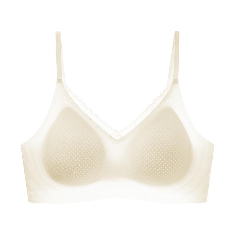 Langsha Seamless Underwear Women's Summer Thin Small Breasts Gather To Close Secondary Breasts Anti-sagging Beautiful Back Cool Breathable Bra Women