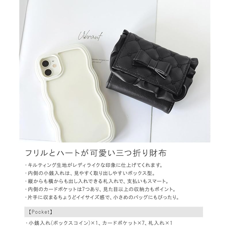 [SecretDoor] ivory trifold wallet ladies compact wallet mini wallet woman mini brand cute compact folding wallet easy to use large capacity With coin