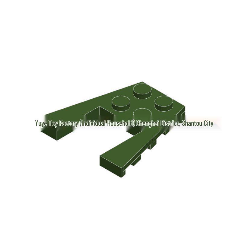 4x4 Wedge Plate: Compatible MOC Building Block Accessories