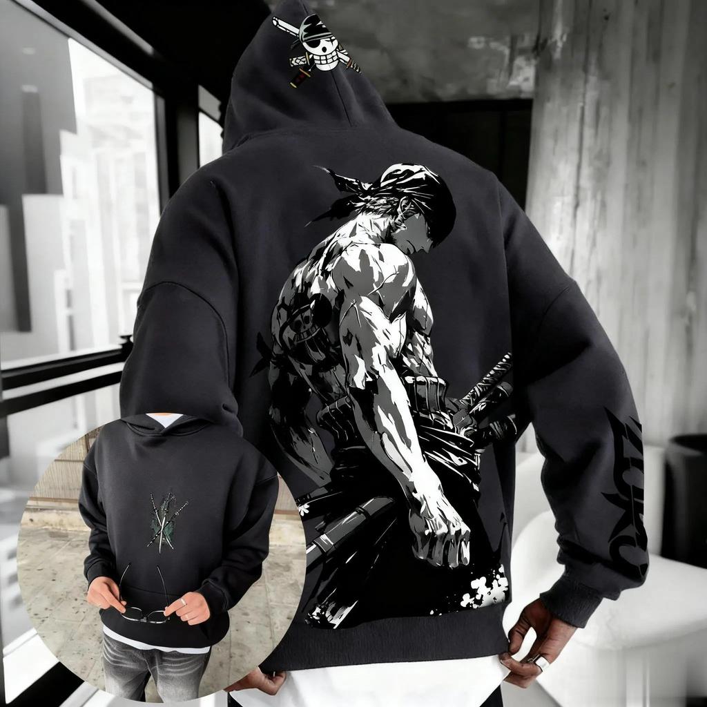 Anime Hoodie Men Women One Piece Luffy Gear 5 Nika Streetwear Casual Pullover Sweatshirt Autumn Winter Cosplay Long Sleeve Tops