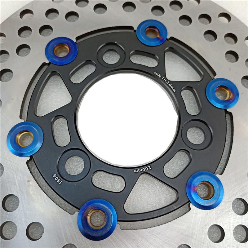 Universal 200mm motorcycle brake discs For Honda DIO AF27 AF28 AF18 ZX AF34 AF35 AF36 Floating Rapid cooling brake pads