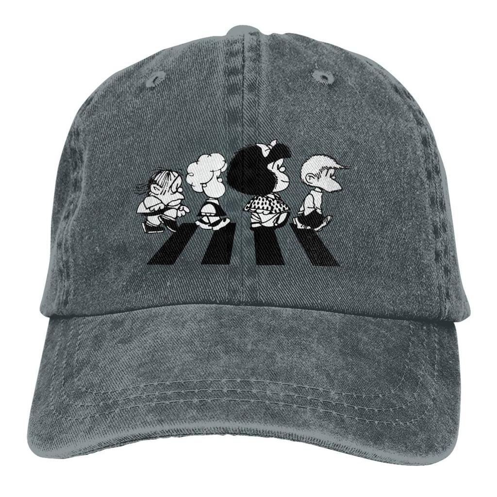 Her Friends Baseball Caps Peaked Cap Mafalda Cartoon Sun Shade Hats for Men