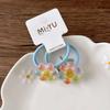 2 PCS Cartoon Sunflower Elastic Hair Bands for Girls Cute Transparent Children Hair Ties Baby Headwear Hair Accessories