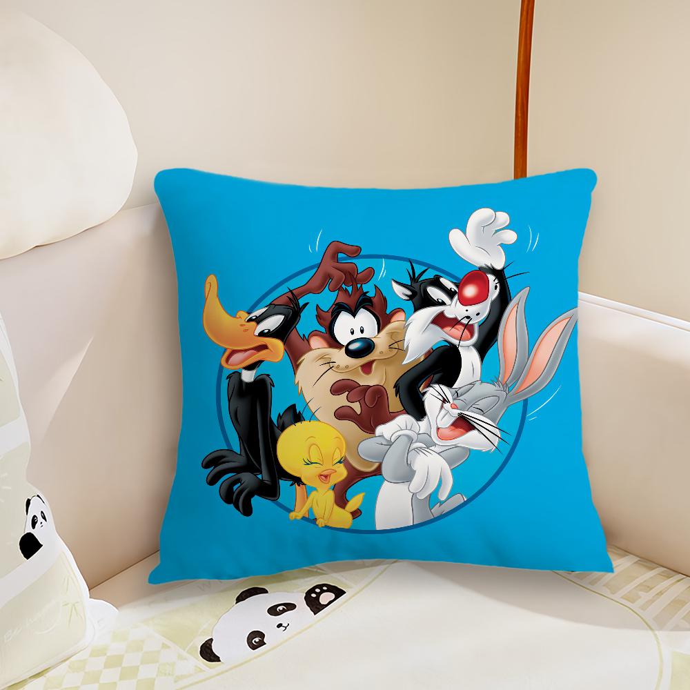 cushion Anime cover Living Cute B-Bugs Room Headboard Bedroom Office Cushion Cushion Cartoon Sofa Nap Time B-Bunny Pillow Case