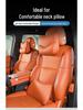 Neck Support Pillow for Ideal Headrest L6L7/L8/L9: MEGA Car Lumbar and Neck Protector