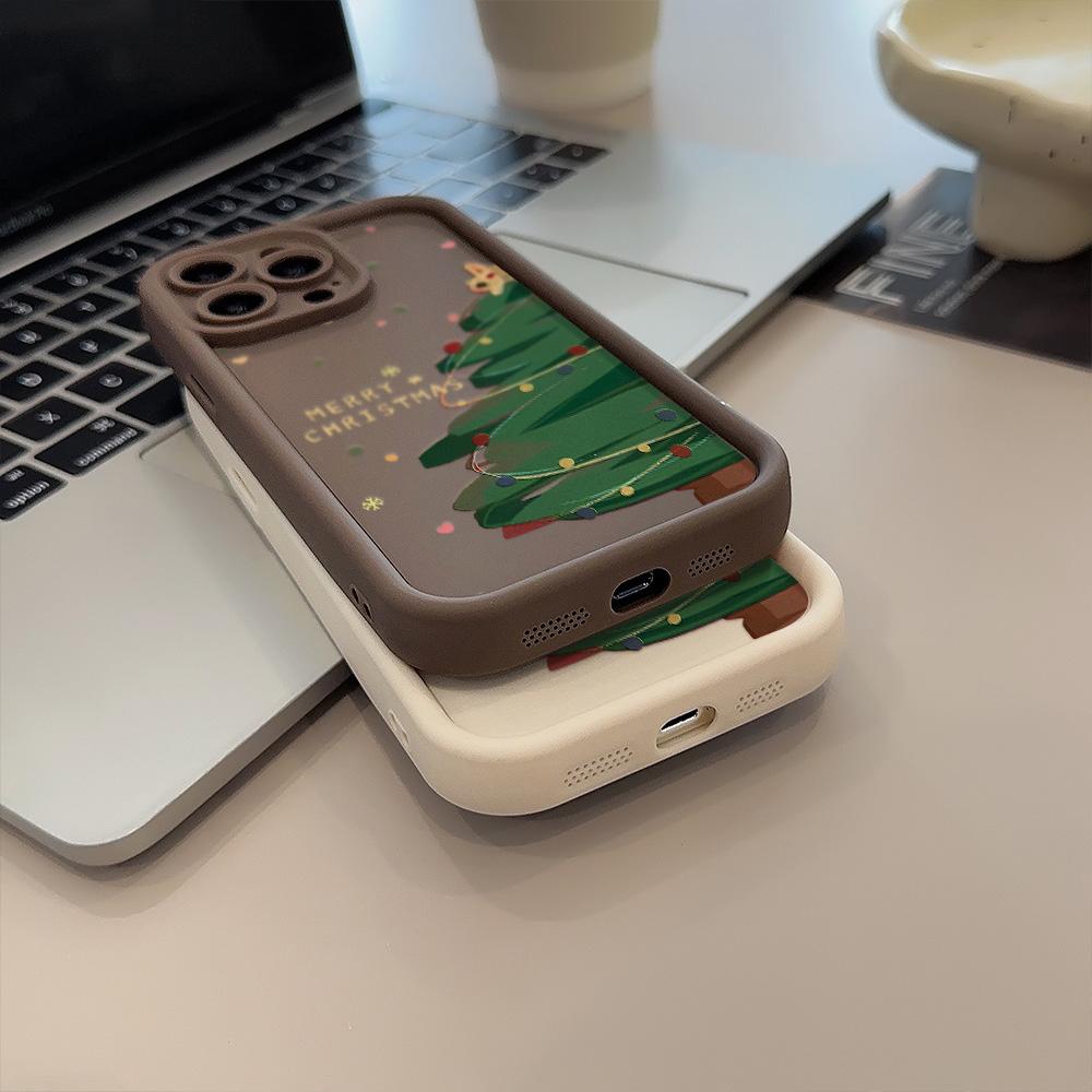 Etui na telefon świąteczny do iPhone 11 13 12 14 15 16 Pro Max XR XS Samsung A15 A55 A05 Redmi 12 13C OPPO A16 A18 A60 Reno 11 Vivo Y17S Y12 infinix note