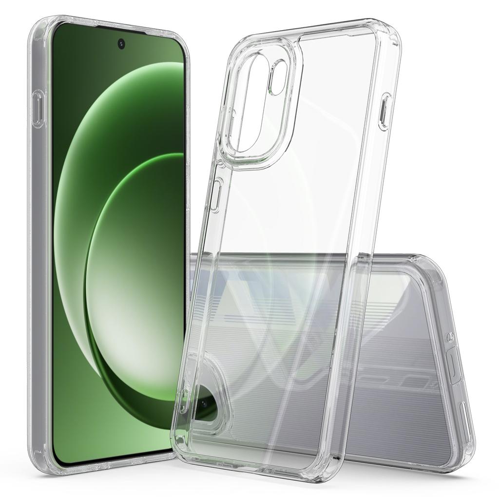 For OnePlus Ace 6 5G/OnePlus Ace 6T 5G/OnePlus 15R 5G Clear Phone Case TPU+Acrylic Shockproof Phone Back Cover