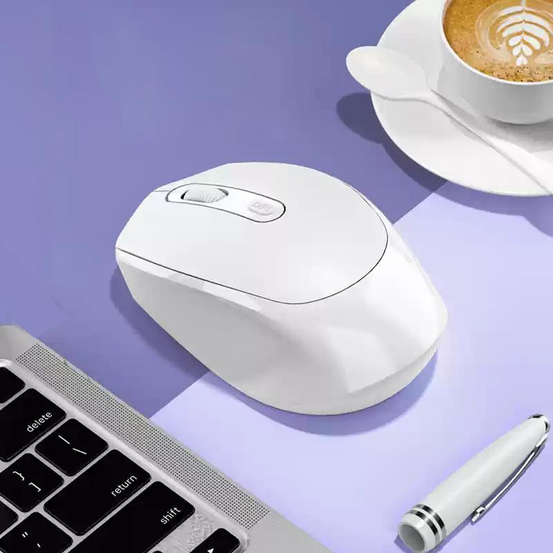 Bluetooth-compatible Wireless Mouse Ergonomic Computer Mouse PC Optical Mause with USB Receiver 2.4Ghz Wireless Mice For Laptop