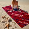 Patriots Team Spirit Microfiber Beach Towel, Lightweight And Quick-Dry, for Summer Travel, Beach Essential, Swimming Pool