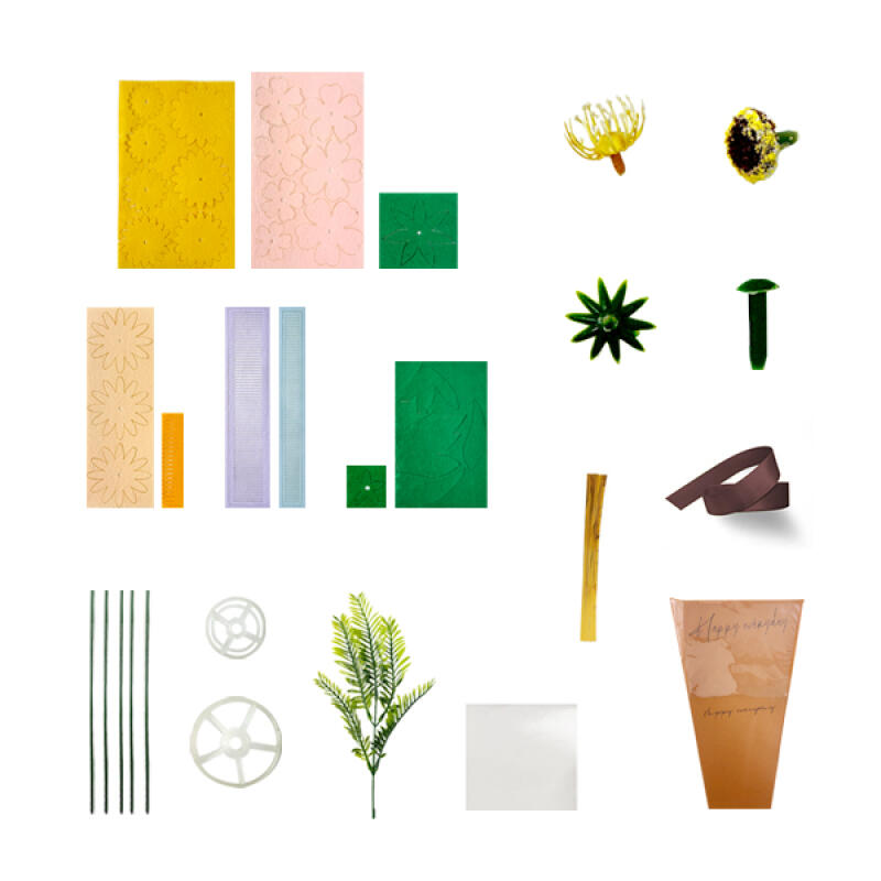 Making a Felt Nonwoven Bouquet (S)