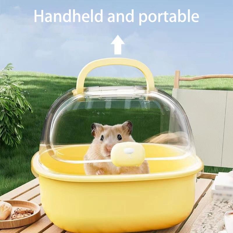 Portable Hamster Cage New Hamster Outer Cage Fashion Hamster Travel Home for Travel and Outdoor Use
