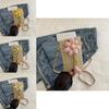 Adorable Floral Weave Bag For Women Trendy Summer Crossbody Phone Purse