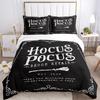 Hocus Pocus Broom Repair Print 3Pcs Bedding Setduvet Cover With 2 Bedropillowcase Home Birthday Gift