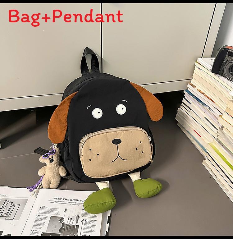 Trendy Youth Backpack With Star Design And Lightweight Construction For School And Travel Black Small