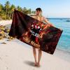 The Cure Customized Name Text Beach Towel, Soft Absorbent Towel Beach Pool Travel Personal Gift