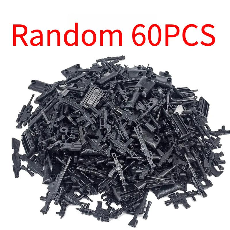 Military Soldiers Figures Weapons Building Blocks Accessories Two-color Guns Assault Sniper Rifles M16 M4 Model Bricks Toy Gift
