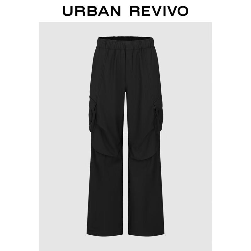

UR 2025 Women s Pleated Wide-Leg Cargo Pants M