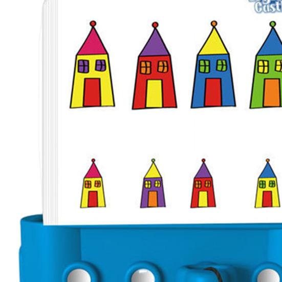 1/2/3 Sets Logic Castle Educational Cards Logical Thinking Training Fine Motor Skills Problem Solving Flashcards Brain Teaser Toy for Kids Ages 3-6