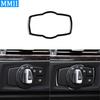 For Bmw 3 Series 2008-2012 E90 E92 E93 Piano Black Thin Headlight Switch Button Frame Plastic Plate Decorative Strip Car Sticker
