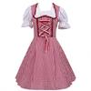 2025 Euro-American Beer Fest Women's Lace Maid Dress Set, Color Block, Plus Size Skirt