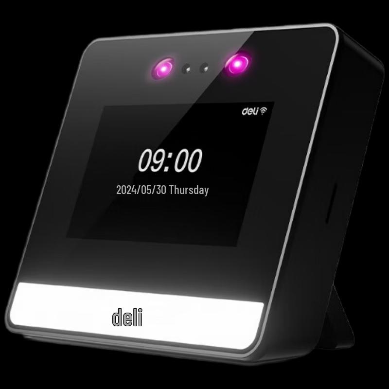 Deli DL-D5S 4-inch Dynamic Face Recognition Cloud Attendance Machine
