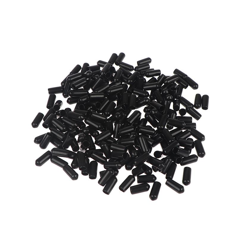 200 Pezzi Protezioni Filettate per Tubi in Plastica Tappi Terminali a Vite in Gomma PVC Resistente Coperchi Mozzo per Raccordi Hardware