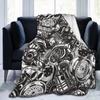 Cartoon Car Throw Blanket Soft Warm Lightweight Cozy Plush Flannel Plush Blanket Bed Couch Sofa Office Decor Gift for Kids Women
