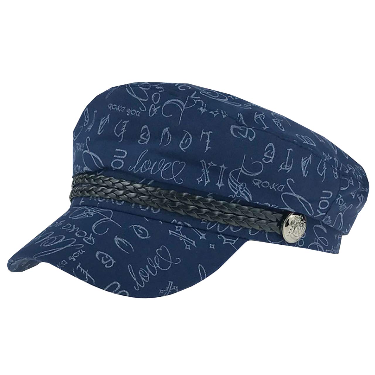 

WHITE FANG Newsboy CA267 Cap, Hat, Logo, Hat, Cap, Stylish, Cute, Women s (03 Navy)
